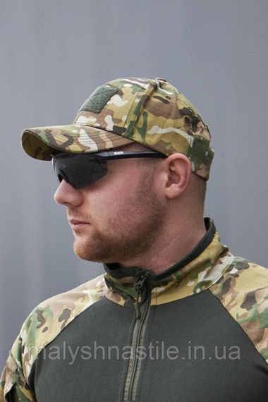 Бейсболка військова з велкро панеллю ріп-стоп, мультикам Military | Зображення 2