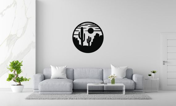 Панно декоративне картина на стіну Кактуси 414х415 acr-p000066 | Зображення 1