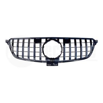 Решетка радиатора Mercedes Benz W166 15-18  (глянц. чёрная) GTR, AutoTechteile, 130 8848, 130 8847