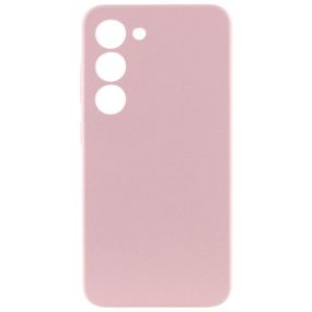 Чохол Silicone Cover Lakshmi Full Camera (AA) для Samsung Galaxy S23 Рожевий / Pink Sand