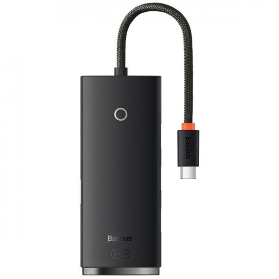 Перехідник HUB Baseus Lite Series 4in1 (Type-C to 4xUSB 3.0) 1m (WKQX03) Black