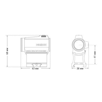 Коллиматорный прицел Holosun HE503CU-GR (747023) | Зображення 5