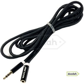Кабель аудіо - 3.5 на 3.5 mm F/M 1 метр - Voxlink