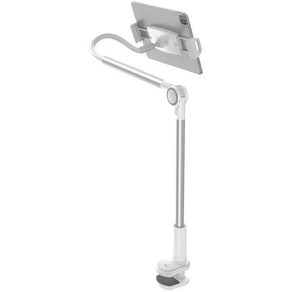 Регулируемая подставка для телефона/планшета Baseus Otaku Life Rotary Adjustment Lazy Pro (LUZQ) Silver | Зображення 1