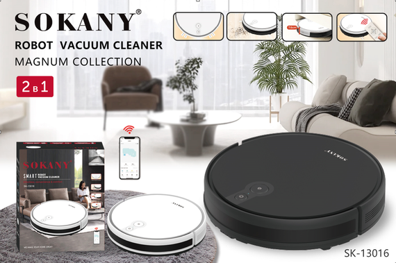 Робот-пилосос Sokany SK13016W Білий | Зображення 9