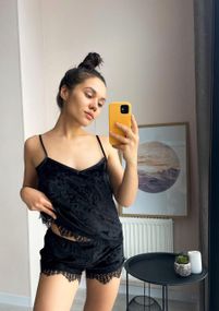 ЯКІСНИЙ ПІЖАМНИЙ КОМПЛЕКТ ЧОРНИЙ