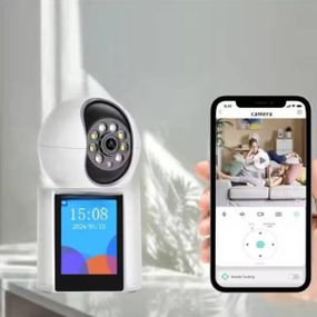 Камера видеонаблюдения V1 WIFI camera video calling 1080p app ice Белая