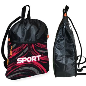 Рюкзак-мешок для обуви,спортивной формы Sport детская сумка для сменки с расширителем (01433)