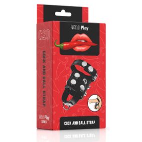 Бондажний ремінець - Erospace Wild Play Cock And Ball Strap C20 Sex Aura