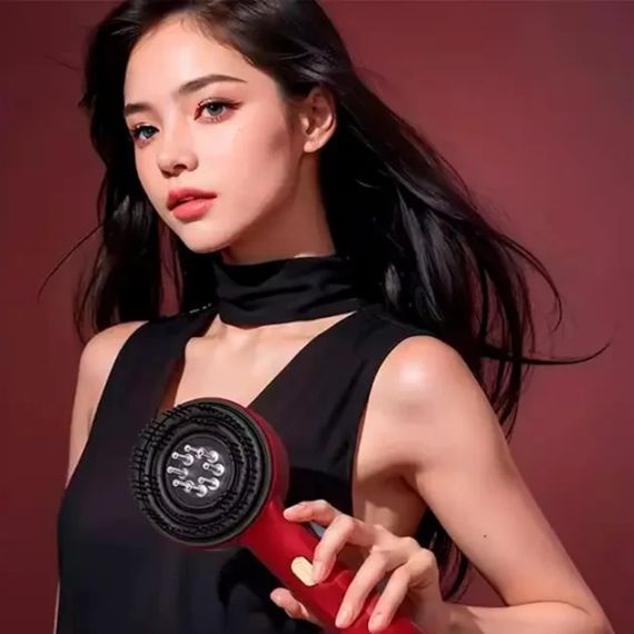 Массажер-гребешок для роста и улучшения состояния волос Massage and Nourish, массажная расческа для головы | Зображення 6