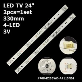 LED підсвітка TV 24" inch 330mm 4-led K236WDD1 A4 4708-K236WD-A4113N01 L24HD21B DH-LM22-F200 2шт.