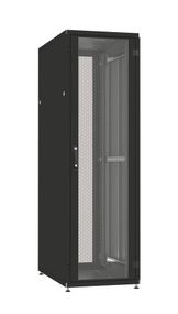 Шкаф ZPAS 19&quot; 24U 600x1000, перфор.двери WZ-IT-246010-44AA-4-161-FP, черный (IT-246010-44AA-4-161-FP)