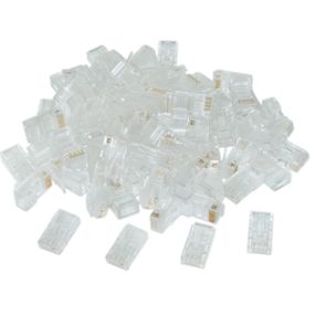 Конектор Cablexpert LC-8P8C-002/50, позолочені контакти (50шт)