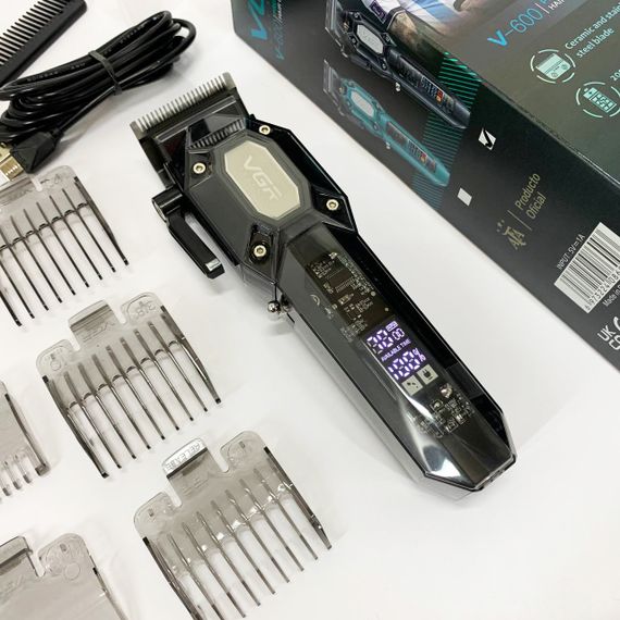 Акумуляторна машинка для стрижки VGR V-600. Колір: чорний | Зображення 9