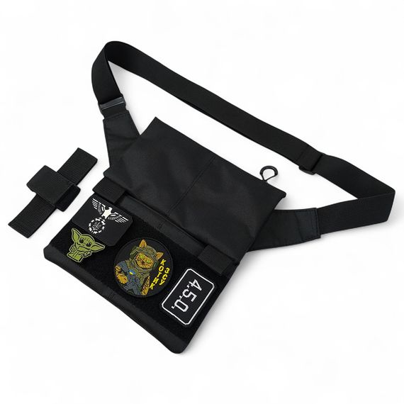 Мужская тактическая армейская нагрудная сумка, Мужская сумка кабура тактическая плечевая NU-32 | Зображення 4