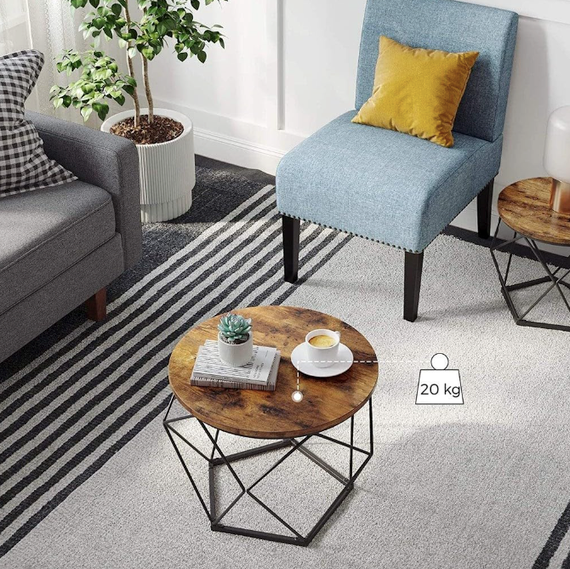 Комплект журнальних столиків Leobert Watson 2 шт в стилі Loft | Зображення 1