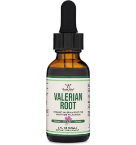 Екстракт кореня валеріани Double Wood Supplements Valerian Root Drops (168 mg in 1 ml) 30 ml