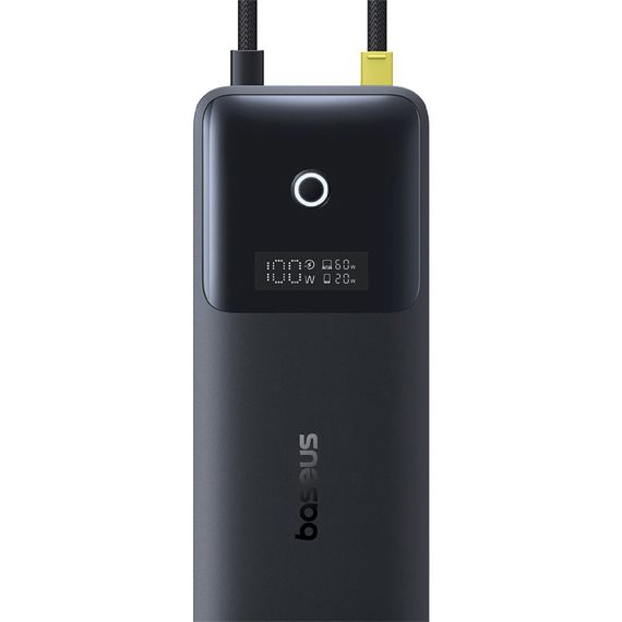 Перехідник HUB Baseus OS Dual Fast Charging 6in1 (Type-C to HDMI4K@60Hz+2xUSB-A+3xUSB-C) (B0007090) Cosmic Black | Зображення 2