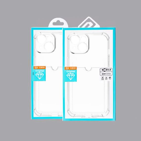 Чохол накладка Shockproof Card Slots для iPhone 14 Plus — прозорий | Зображення 5