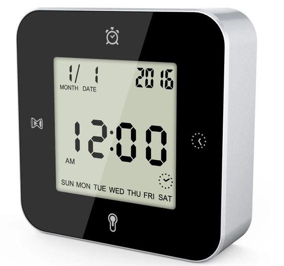 Годинник настільний Technoline WT344 Black/Silver (WT344) (DAS301304)