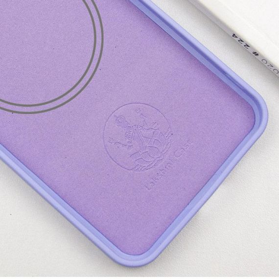 Чехол Silicone Cover Lakshmi Full Camera (AA) with MagFit для Samsung Galaxy S23 Сиреневый / Dasheen | Зображення 2
