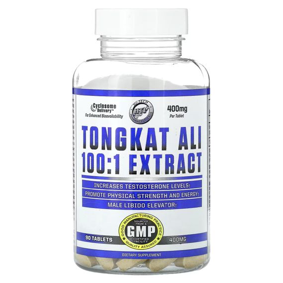 Бустер тестостерону Hi-Tech Pharmaceuticals Tongkat Ali 100:1 Extract 400 mg 90 Tablets