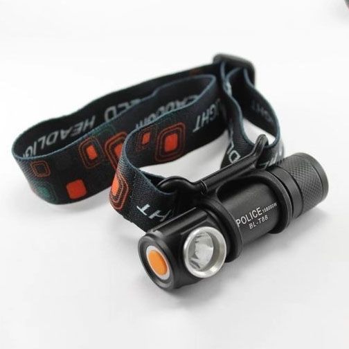 Налобний ліхтар Police BL-2155-XPE + вбудований акумулятор + USB, Потужний акумуляторний ліхтарик налобний | Зображення 4