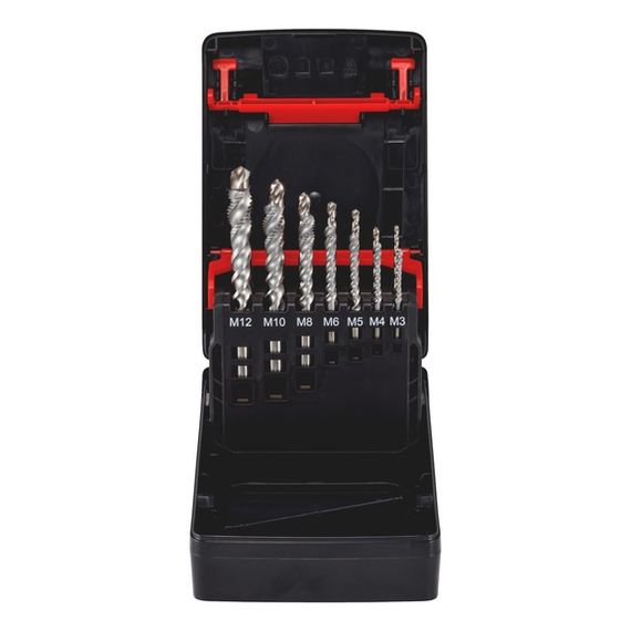 Набір свердел та мітчиків машин. для глух.отв. GREEN HSCo, 14 шт. | Зображення 6