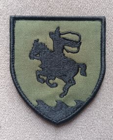 Шеврон 21 Отдельный мотопехотный батальон Сармат (черный)