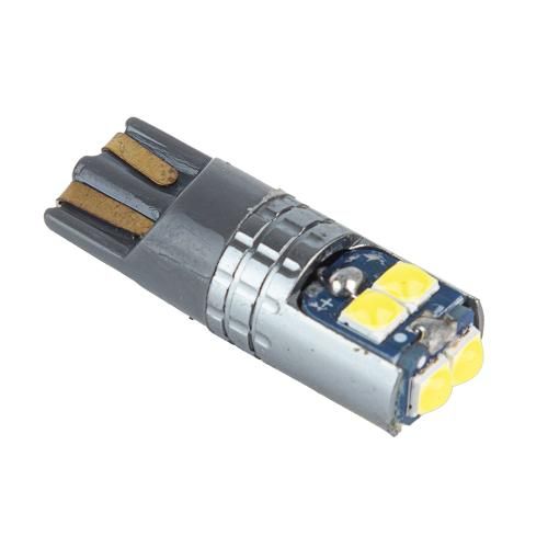 Лампа PULSO/габаритна/LED T10/6SMD-3030 CANBUS/12v/1,9w/170lm White | Зображення 1