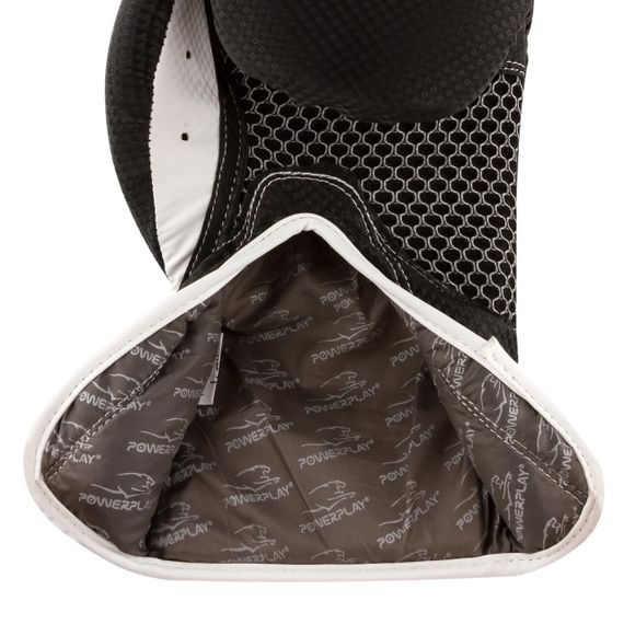 Боксерські рукавиці PowerPlay 3011 Evolutions Чорно-Білі карбон 16 унцій | Зображення 3