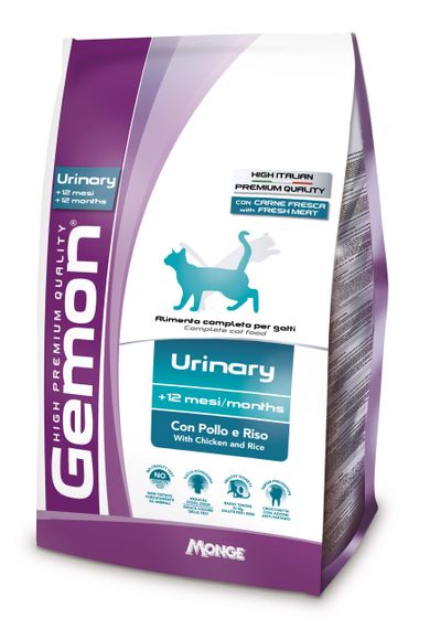 Корм Gemon Cat Urinary сухий з куркою для профілактики сечокам'яної хвороби у дорослих котів 2 кг