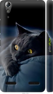 Чохол на Lenovo A6000 Димчастий кіт "825m-103-2448"