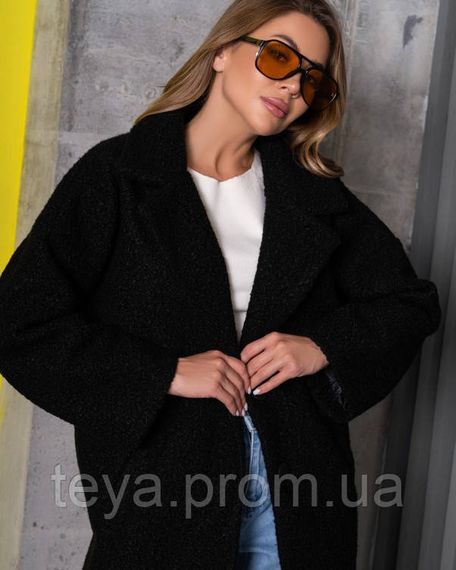 Пальто цвет черный размер XL FI_008957 | Зображення 3