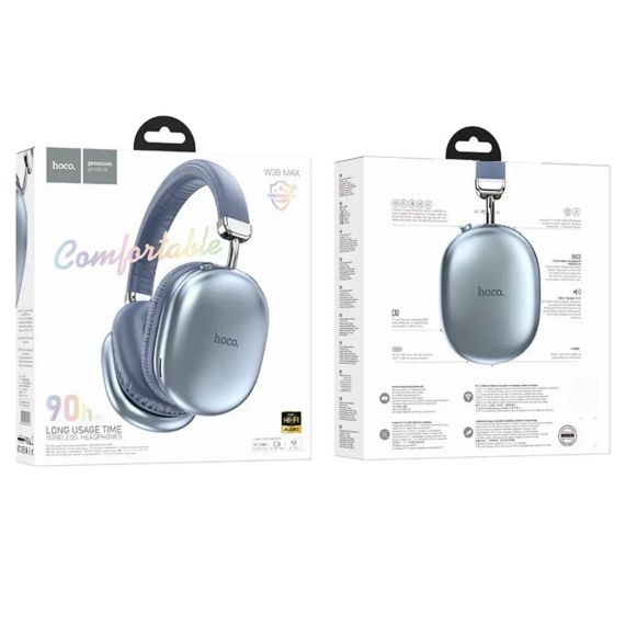 Навушники HOCO W35 Max Joy BT headphones Sky Blue | Зображення 1