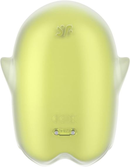 Вакуумний вібратор Satisfyer Glowing Ghost Yellow Sex Aura | Зображення 6