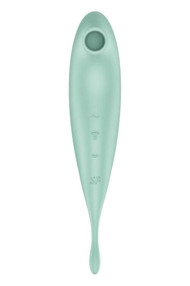Вакуумний вібратор Satisfyer Twirling Pro+ Mint | Зображення 2