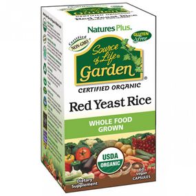 Червоний рис Nature's Plus Source of Life Garden Red Yeast Rice 60 Caps