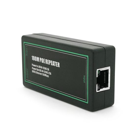 POE удлинитель-действитель RITAR 1/2 (1 Вх -2 Вих 100Mpbs POE) 44-55V- 24W | Зображення 1