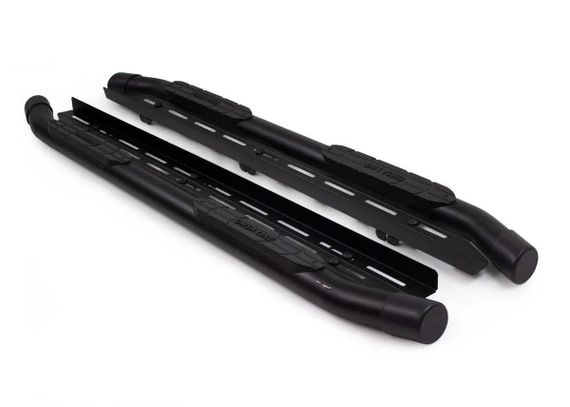 Боковые Подножки Amazon Black (2 шт., черные) для Volkswagen Amarok 2022- гг | Зображення 1