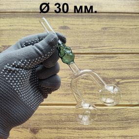 Стеклянная трубка Skull Double Oil Atlantis