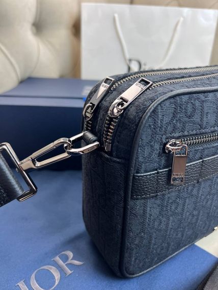 Месенджер чорний Dior Safari Black c882 | Зображення 4