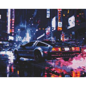 Алмазна мозаїка "Нічна подорож" Ідейка AMO8051, 40х50 см