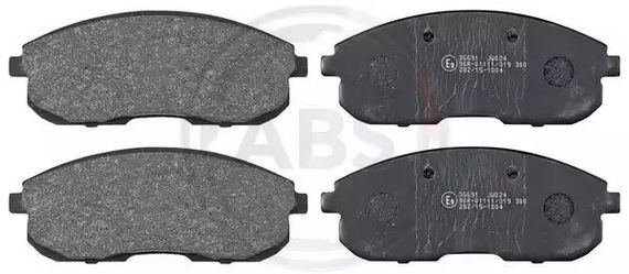 Колодки передні гальмівні Nissan Maxima 88-00 (sumitomo), ABS (36691) | Зображення 2