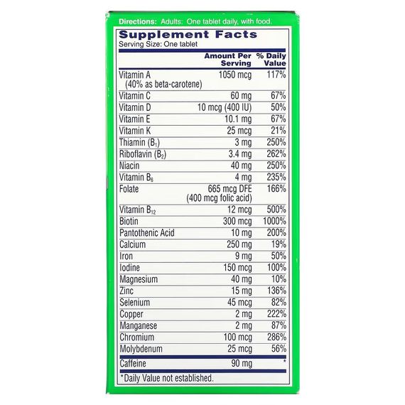 Вітаміни та мінерали One-A-Day Multivitamin/ Multimineral Supplement, 50 Tablets | Зображення 1