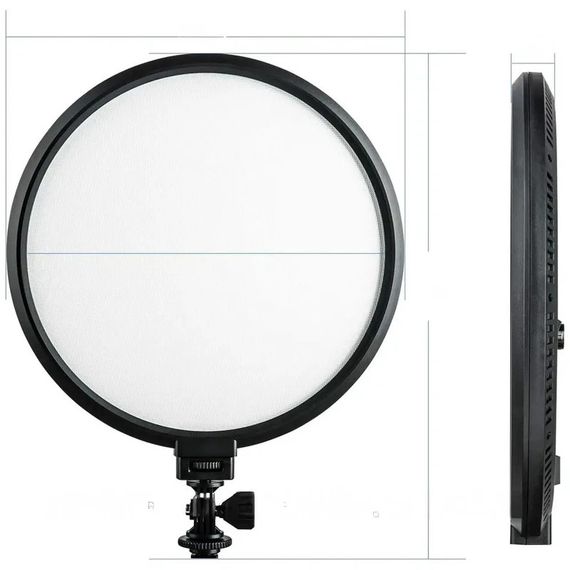 Кругла LED Лампа для Селфі Рівномірне освітлення XPRO M666 (234574746_949) | Зображення 7