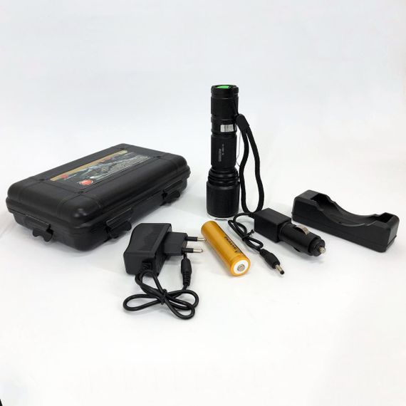 Надпотужний ліхтар лід Bailong, Світлодіодний ліхтар із зумом Ручний аварійний KE-76 | Зображення 3