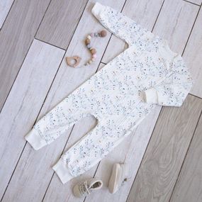 Ромпер на блискавці інтерлок принт Укроп