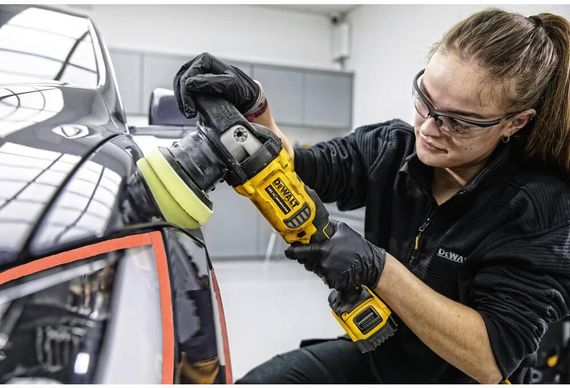 Полировальная машина аккумуляторная бесщёточная 125мм DeWALT DCM848N | Зображення 3