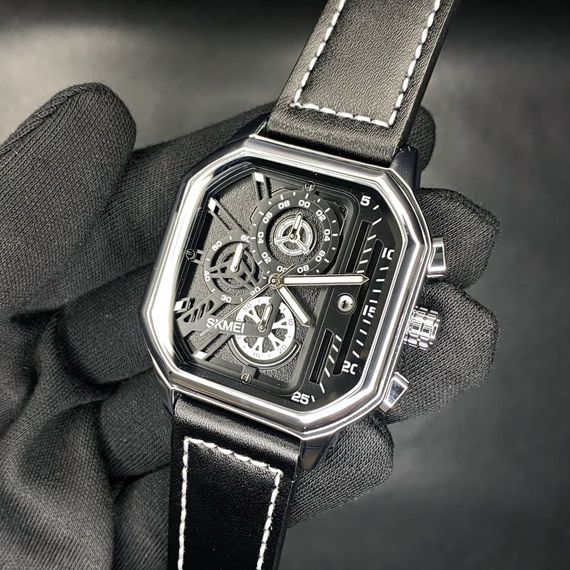 Чоловічий годинник Skmei 1963SI Silver | Зображення 5